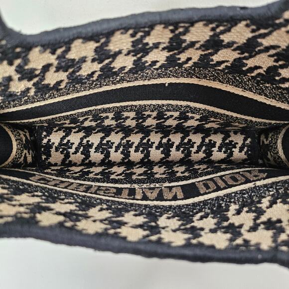 Christian Dior Mini Houndstooth Book Tote - Picture 3 of 9